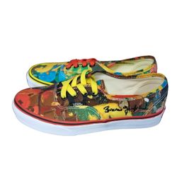 Van's Moca Canvas Sneakers $80 (Good Condition) Size Womens 4.5 / Mens 6