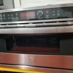 Profile 1.7 cu. ft. Built-In Microwave in Stainless Steel with Convection Cooking