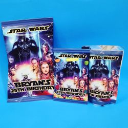 Starwars Personalized Party Decorations