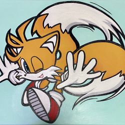 Tails The Fox Painting