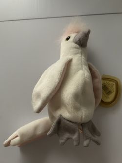 Kuku Beanie Baby. Rare 1998 Beanie Baby Bird With Tag Protector