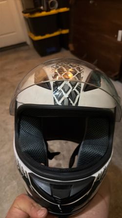 Black White Grey Skulls Motorcycle Street Bike