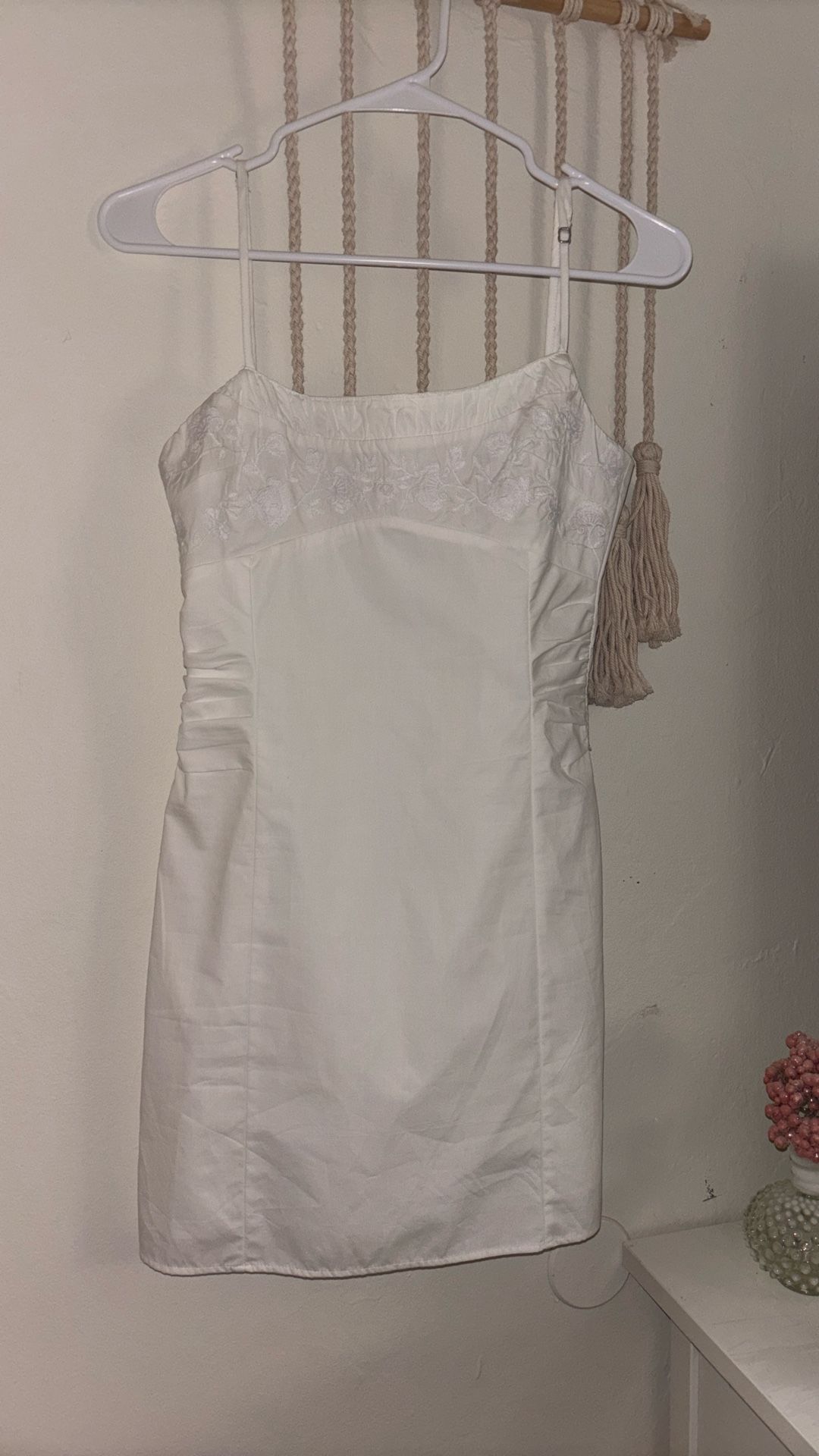 white dress