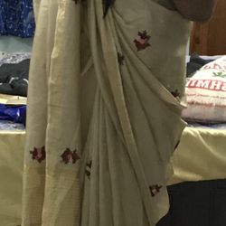 Golden Tissue Saree