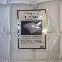 Goose Down Bread Shaped Pillow 600 Thread count