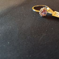 GOLD AMETHYST SIZE 7 RING