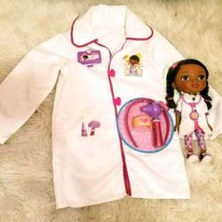 Doc Mcstuffins Labcoat and Doll New