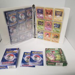 Vintage 90s Pokemon TCG CCG Card Binder Collection Near Mint Mint Collector Owned Clean