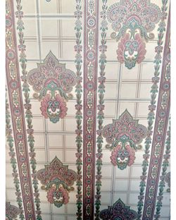 Vintage Wallpaper Remnant Floral Pattern Croquette Cottage Floral Retro Paisley Rare