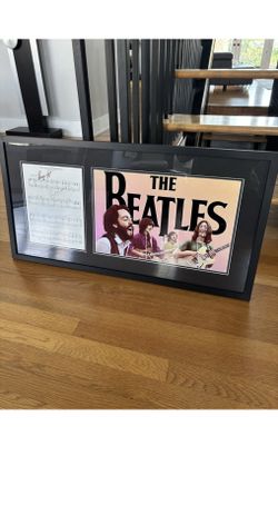 The Beatles (all 4) Signed Sheet Music Their Last Song Released Just as They Were Disbanding , “The Long And Winding Road” W/ COA. 