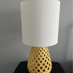 Yellow Ceramic Lamps (set of 2)