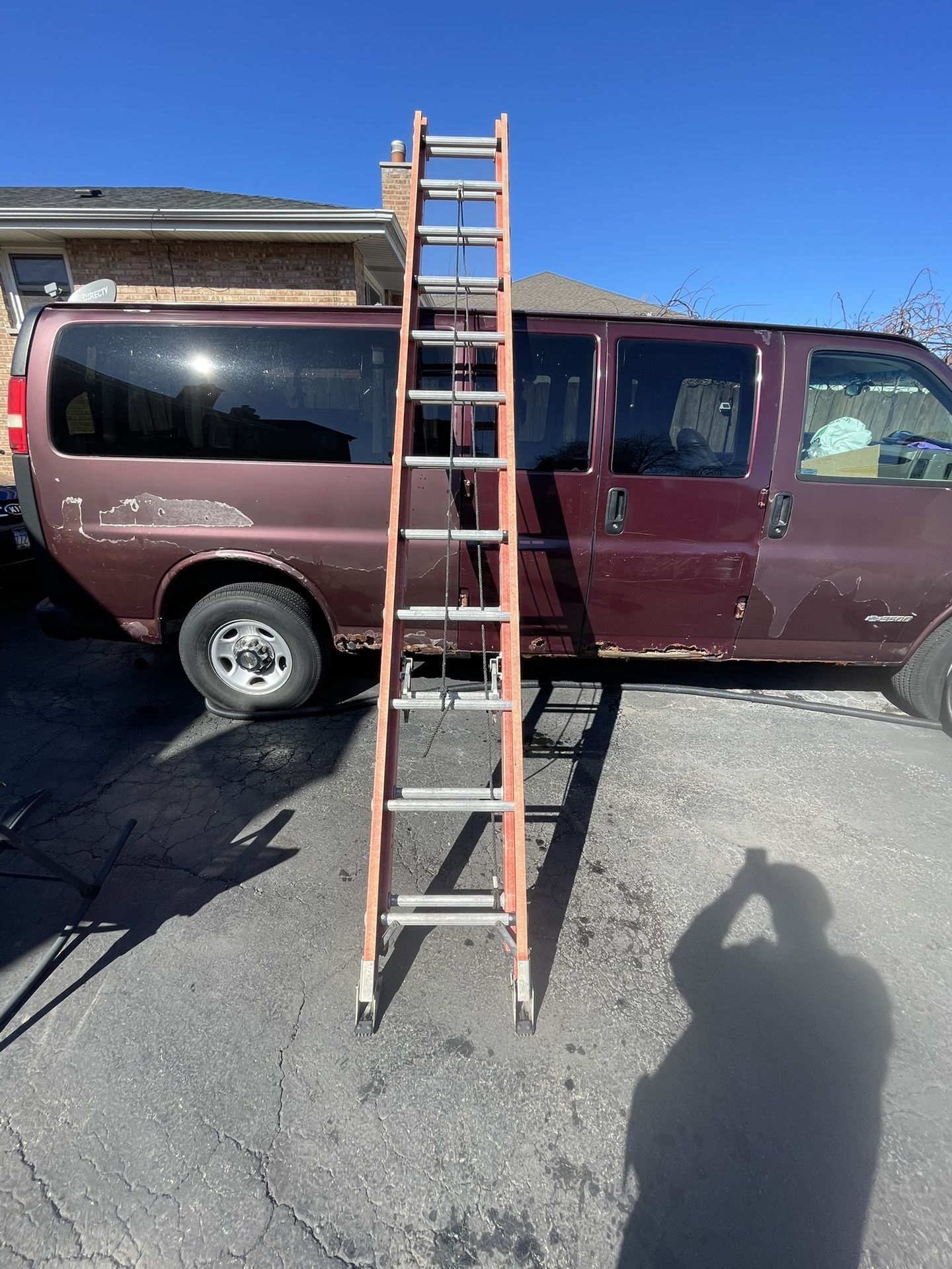 24’ Fiberglass Extension Ladder