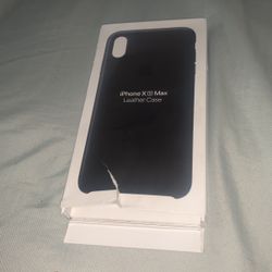 iPhone X s Max Leather Case