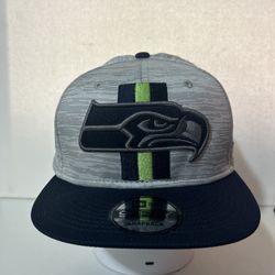 Seattle Seahawks Era 9Fifty 950 NFL Adjustable Snapback Team Hat Cap M/L