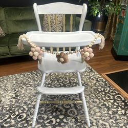 Vintage Cake Smash Wooden HighChair❤️ 