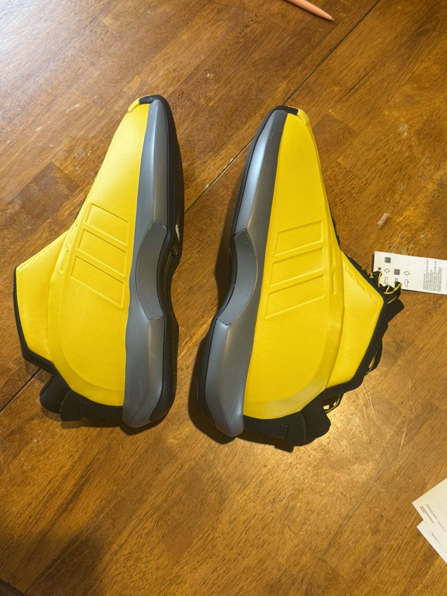 adidas Crazy 1 Sunshine Kobe Bryant Basketball Shoes GY3808 Men’s Size 13