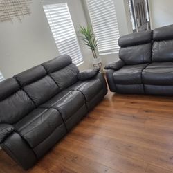 Love Seat Reclining Sofa + 3-seater Reclining Sofa