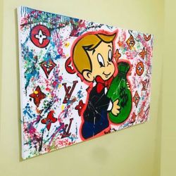 LV custom Richie Rich Painting 1 Of 9 