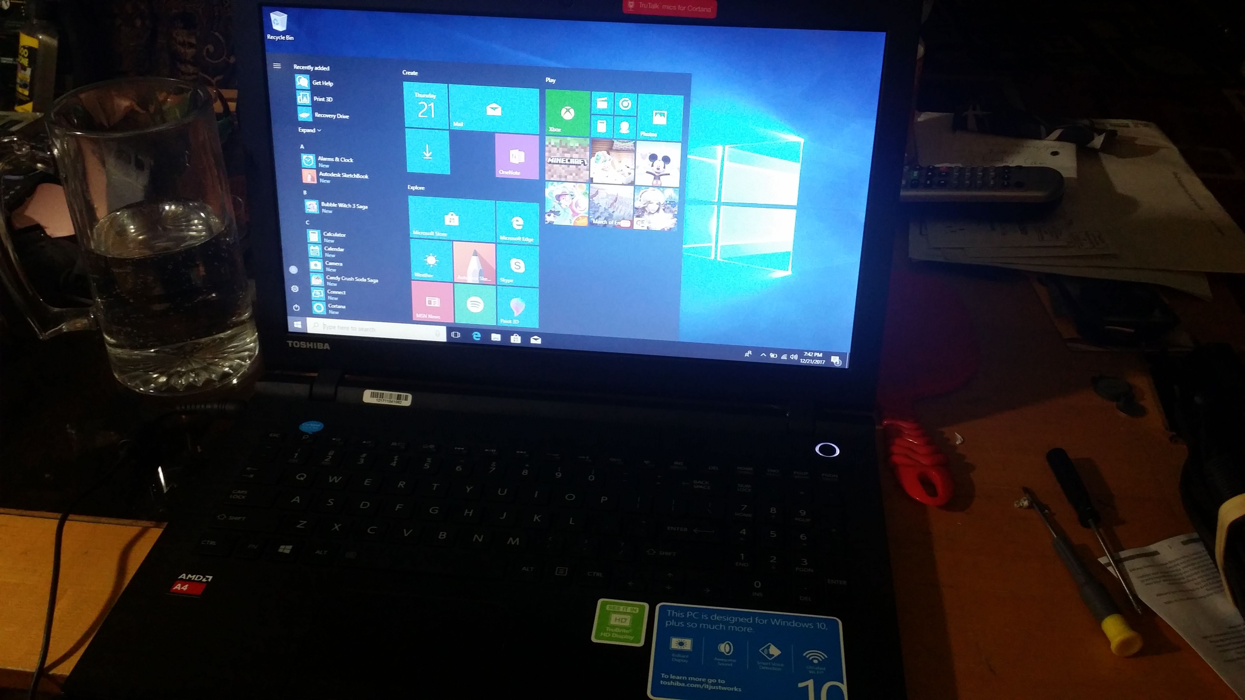 Toshiba Satellite c55 laptop