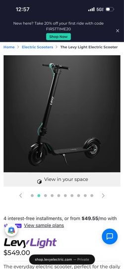 New Scooter Levy