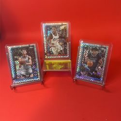 3 Pack Lot of X Fractor cards NBA Cards