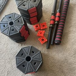 44lbs Dumbbell Adjustable Weights Sets