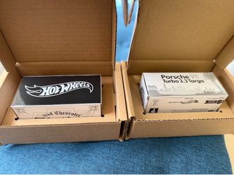 Mattel Hot Wheels RLC 911 Targa and Chevy Fleetline