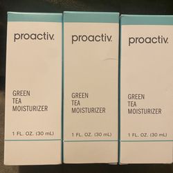Lot Of 3 PROACTIV GREEN TEA MOISTURIZER 1 oz Acne Treatment