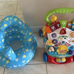 Baby Walker And Inflatable Seat