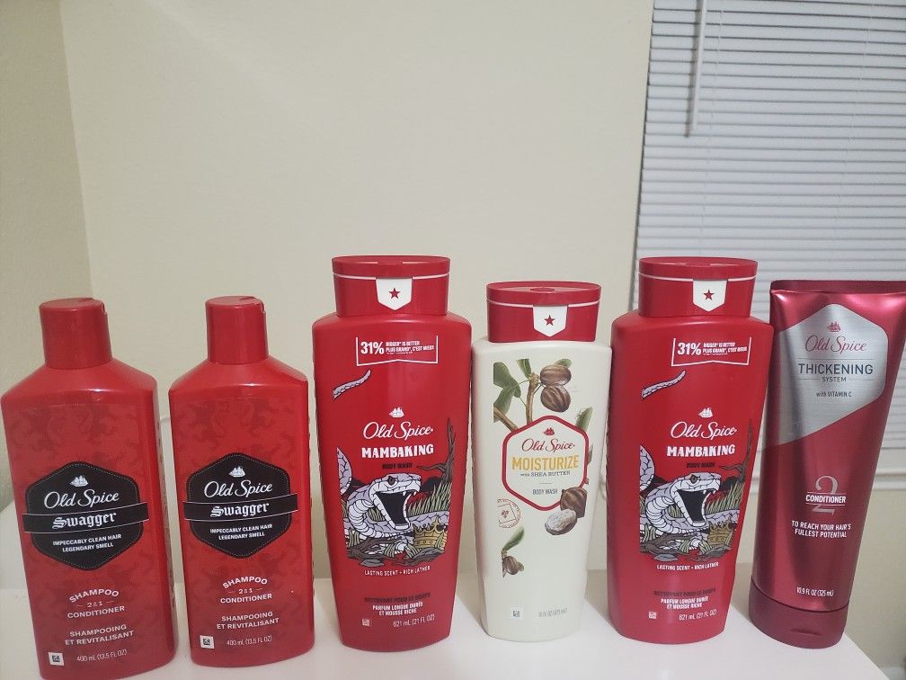 New Old Spice Shampoo ,body Wash And Conditioner For $3 Each