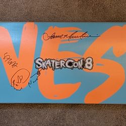 2023 Skatercon 8 X NESW Autographed Skateboard - Signed by Skateboarding Legends