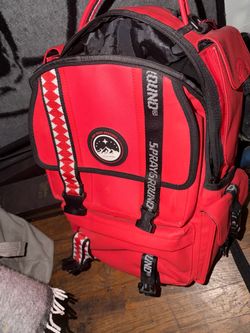 Sprayground Red Backpack Sky High Seekers