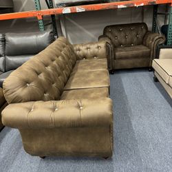 Tufted Sofa Set ‼️ Same Day Delivery