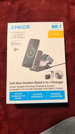Anker MagGo 3-in-1 Wireless Charging Station