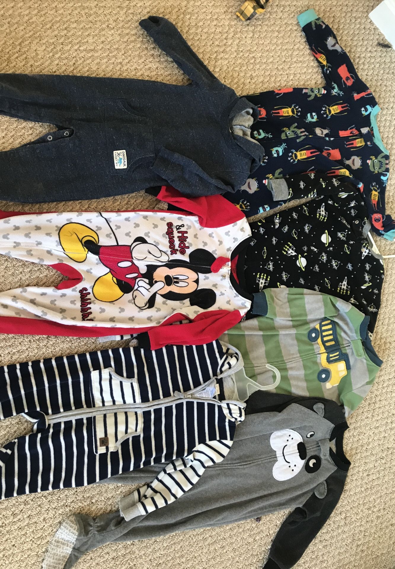 Onesies (18 mo) / Sweaters and such (12-18 mo)