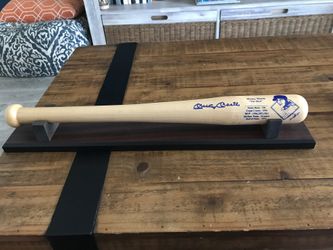 Mickey Mantle Mini Bat w/ Holder Base- Collectors Edition