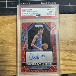 2022 Prizm Chet Holmgren Rookie Sig-Choice PSA 9 Auto 10