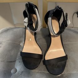 Christian Sirano Strappy Crystal Heels