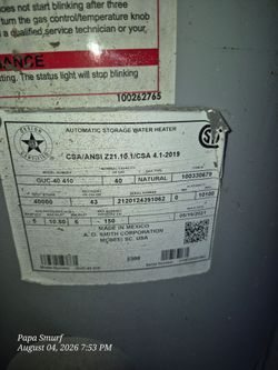 Gas Waterheater