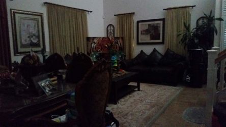 Real Leather Couch Sets With Table $650.00