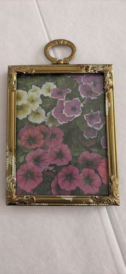 1960s vintage brass frame