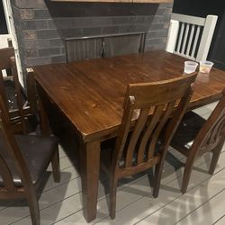 Dining Table With 6 Chairs 