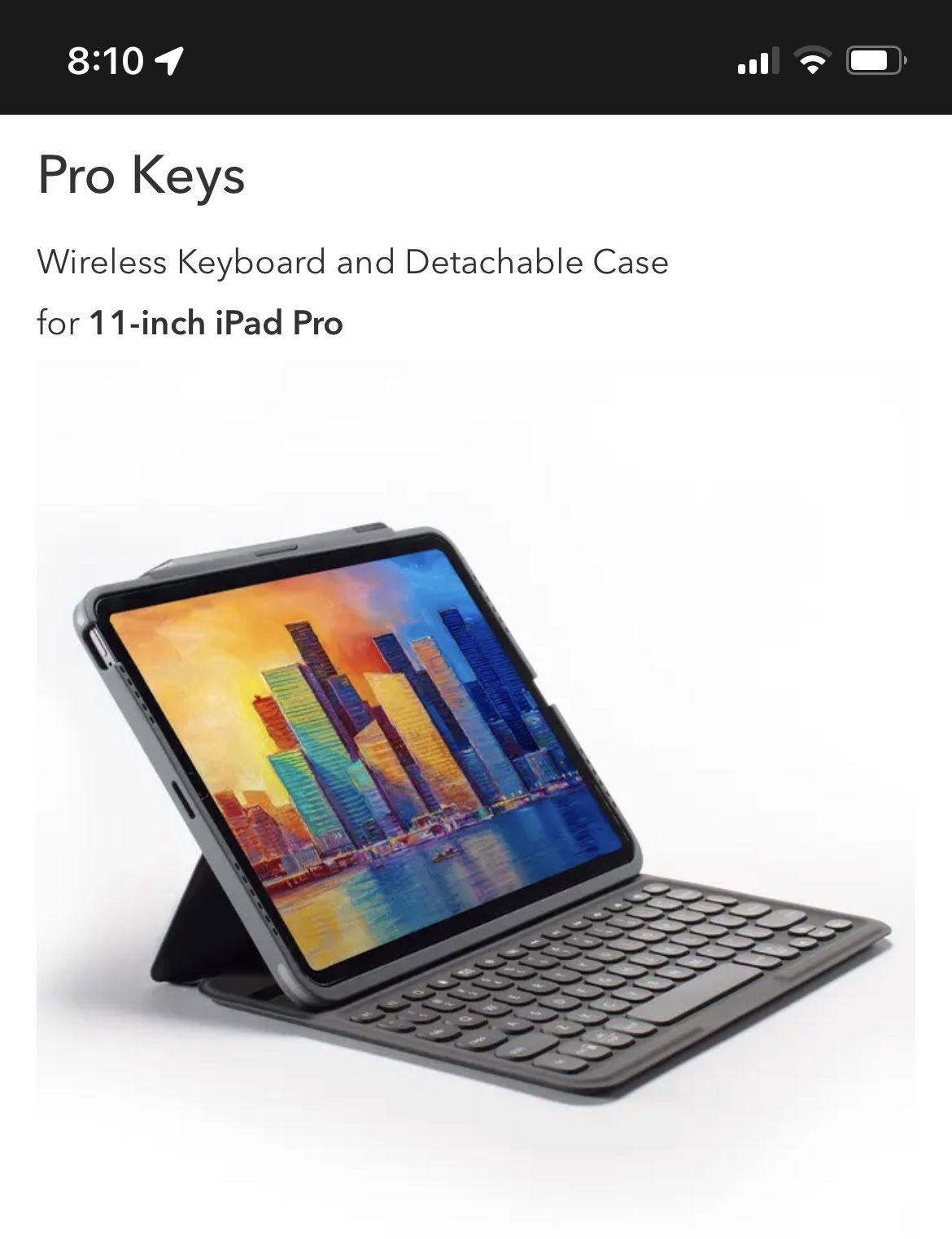 zagg ipad pro keyboard