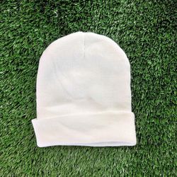 Adult White beanie