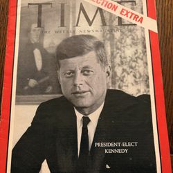 TIME Magazine Nov 16 1960 Election Extra President-Elect Kennedy JFK Vintage