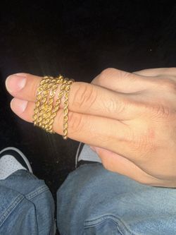 14K Solid Gold Rope Chain (17.5 Grams)