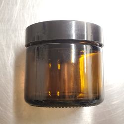 Glass Jars - 2oz Amber - with Lids Lot Of 1080