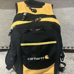 Carhartt Backpack Yellow And Black School Everyday Book Bag Work Gym 19x14x8