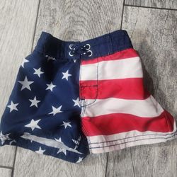 Baby 4th Of July Swim Trunks. Pick Up At Palmdale 