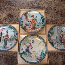 Romance of China:The Three Kingdoms Collector Plates–Bradford Exchange Jingdezhen Porcelain (Set of 3)+1